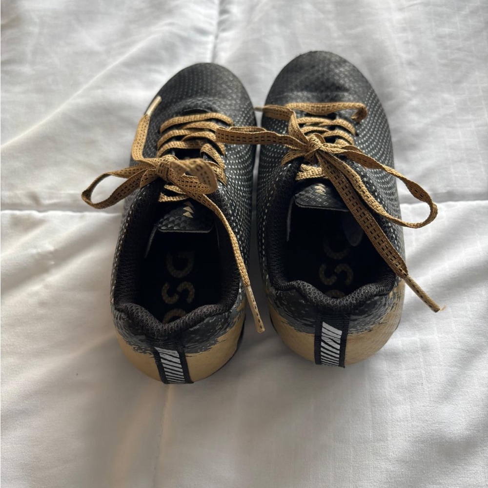 DSG Black and Tan Kids Cleats